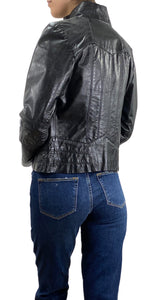 Chaqueta Negra Cuero