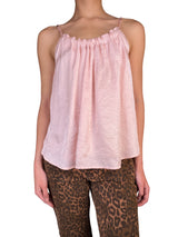 Top Satinado Floreat By Anthropologie