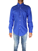 Camisa Azul Cuadro