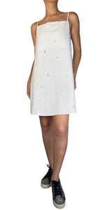 Vestido Blanco Lino