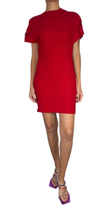 Vestido Rojo Espalda Descubierta