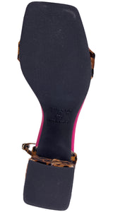 Sandalias Cuero Leopardo