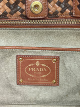 Bolso Cuero Trenzado