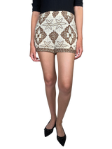 Short Beige Estampado