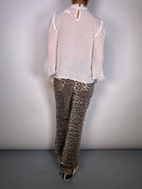 Blusa Traslucida Broderie