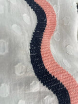 Blusa Blanca Bordados Multicolor