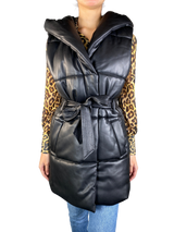 Chaqueta Sin Mangas Cuero Vegano