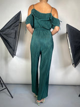 Enterito Maxi Verde Plisado