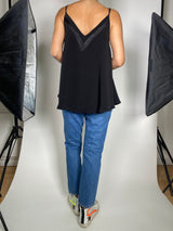 Blusa Negra Tirantes
