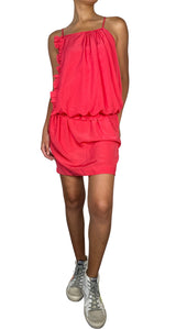Vestido Mini Fucsia Tirantes