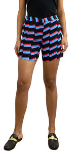 Short Negro Estampado