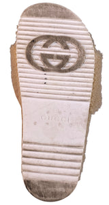 Sandalias Interlocking G Wool