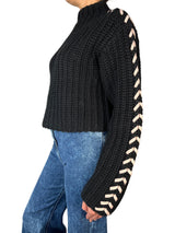 Sweater Con Detalle Trenzado