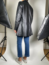 Chaqueta Cuero Negro