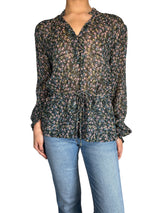 Blusa Traslucida Flores