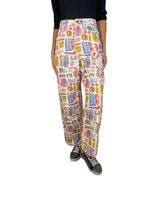 Jeans Denim Estampado Multicolor