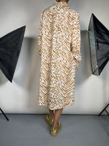 Vestido Long Shirt Feline Camel Polonio by Magma