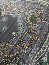 Blusa Azul Mostacillas