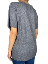 Polera Gris Flecos