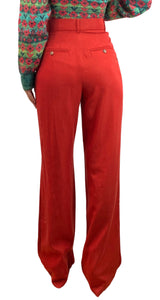 Pantalón Rojo Tela
