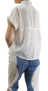 Blusa Blanca Botones