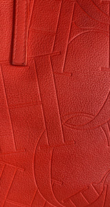 Cartera Cuero Monograma