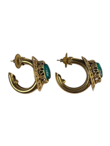 Aros Dorados Esmeralda