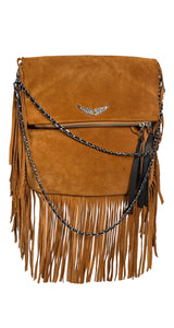 Cartera Cuero Flecos