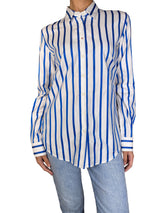 Camisa Rayas Espalda Gris