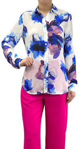 Blusa Floral Traslucida
