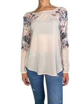 Blusa Seda Estampada