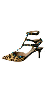 Zapato Rockstud Leopard