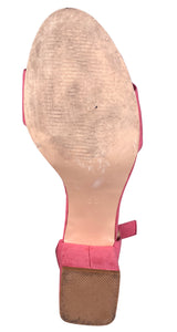 Tacón Alto Tira Tobillera Rosado