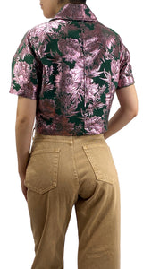 Blusa Verde Jacquard