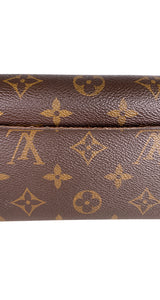 Billetera Monograma Cuero