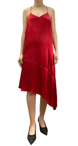 Vestido Rojo Satinado