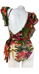 Traje de Baño Babado Orquídea