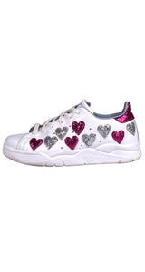 Zapatillas White Glitter