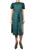 Vestido Verde Flores