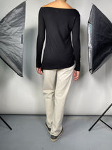 Polera Manga Larga Asimétrica