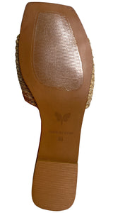 Sandalias Tejidas Café