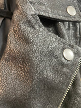 Chaqueta Cuero Negro