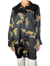 Blusa Larga Estampado Tigre