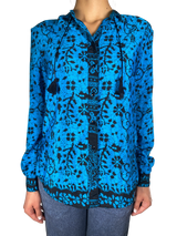 Blusa Estampada Pompon