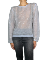 Sweater Malla Aplicaciones