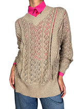 Sweater Tejido Crudo
