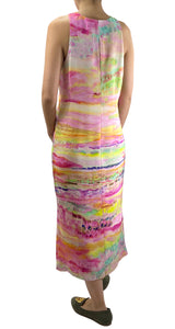 Vestido Seda Multicolor