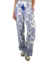 Pantalón Paisley Azul