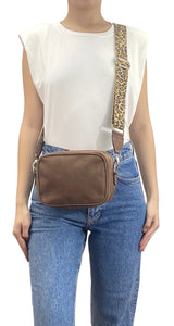 Bandolera Cuero Café