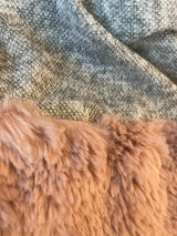 Sweater Puños Piel Rosa